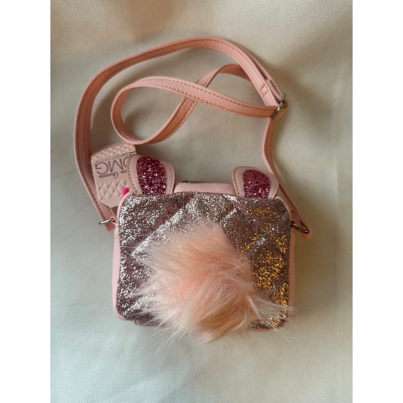 NWT OMG Miss Gwen's Accessories
Purse Bag Pink Bunny Pom Pom Glitter
Crossbody - Picture 2 of 5